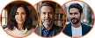 Avatars van tevreden Sorvelutic gebruikers